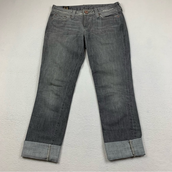 Lucky Brand Denim - Lucky Brand Lola‎ Straight Leg Jeans 8/29 Gray Medium Wash Mid-Rise USA